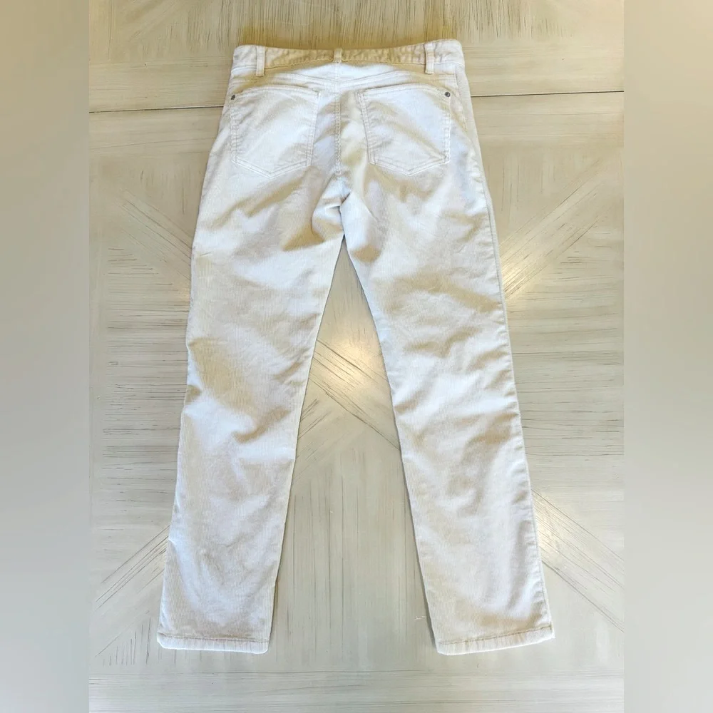 Anthropologie Pilcro Cream Pants Slim Boyfriend Size 27 - Picture 7 of 12